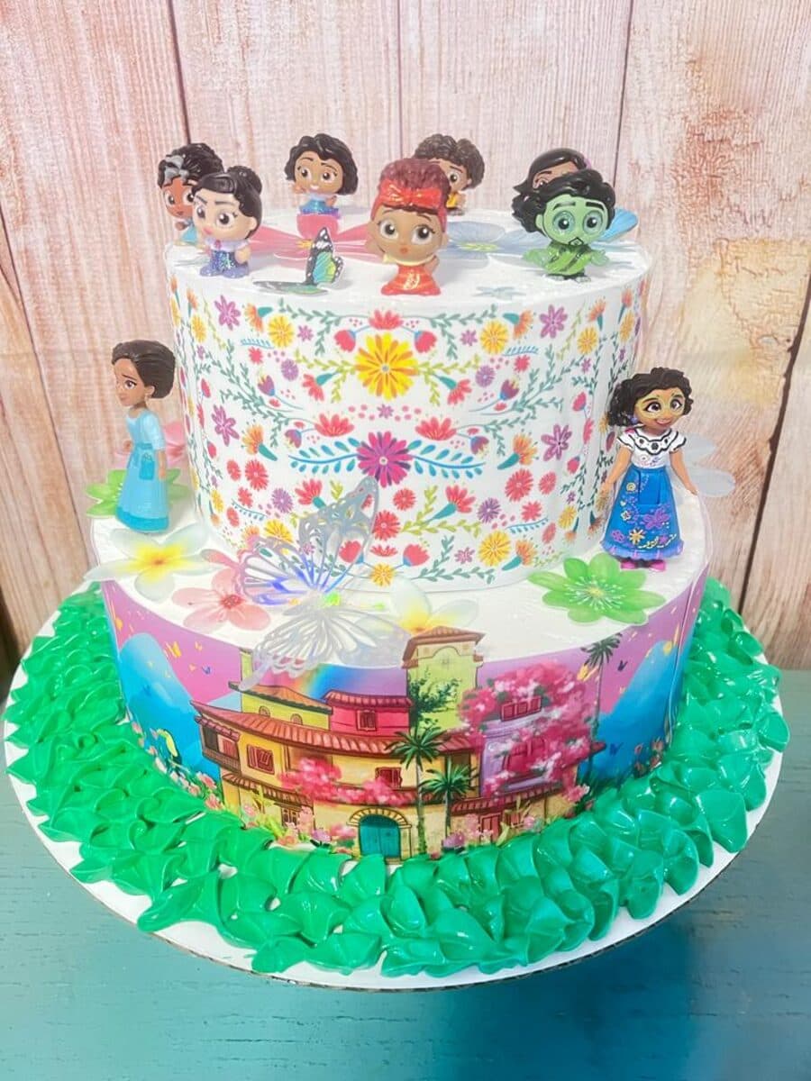 Encanto-themed kids birthday cake